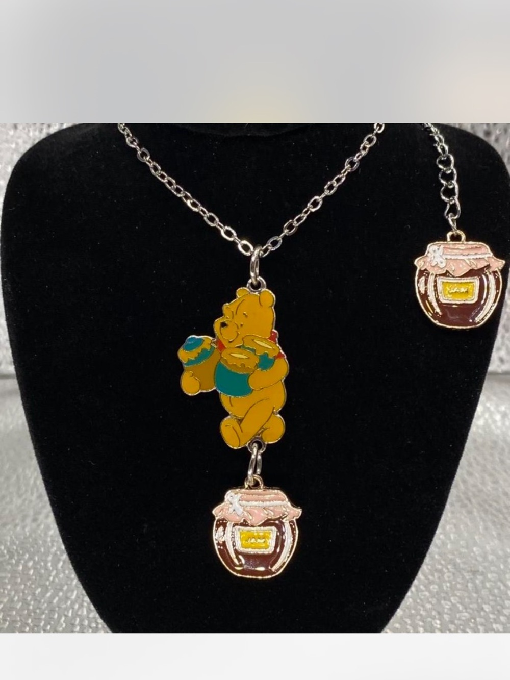 *** Winnie The Pooh ^^^ Honey Pot Pendant Necklace” Collectors *^*